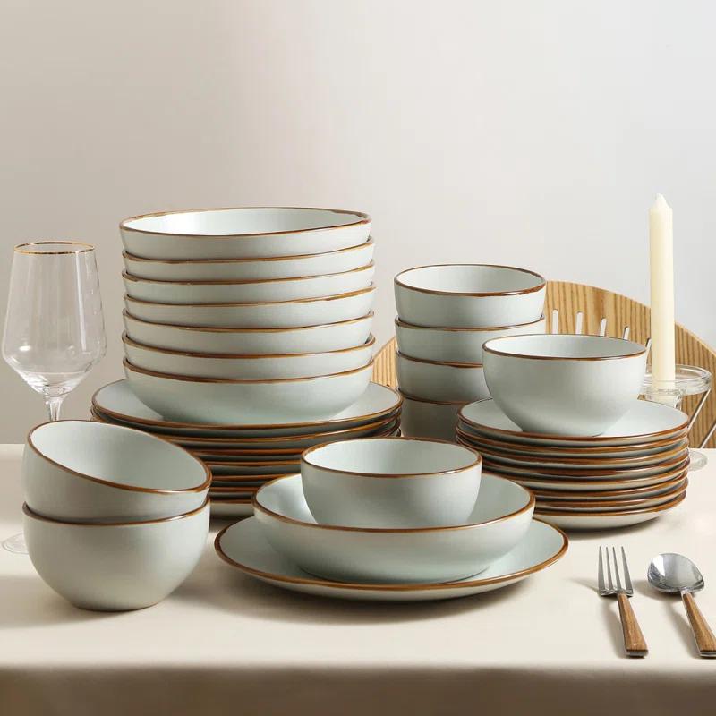 Stone Lain Brasa 32-Piece Dinnerware Set Stoneware