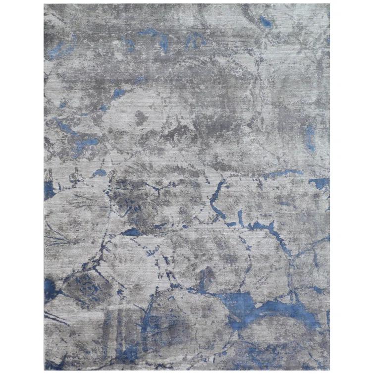 EXQUISITE RUGS Reflections Viscose Abstract Indoor Rug