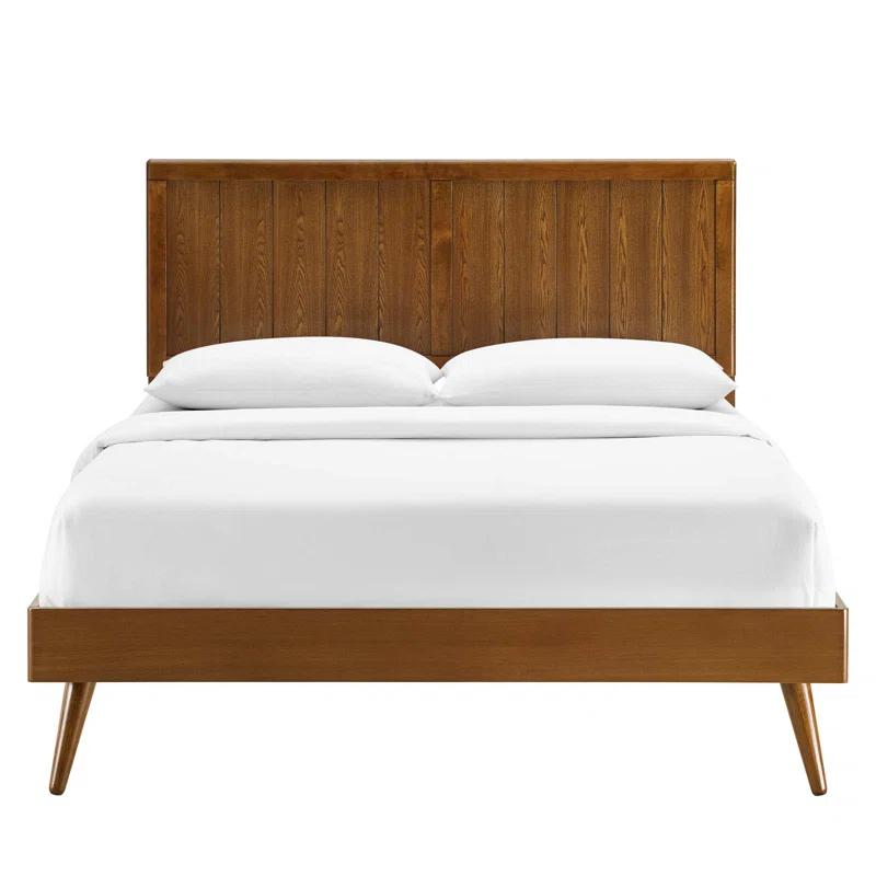 Modway Alana Wood Platform Bed with Splayed Legs