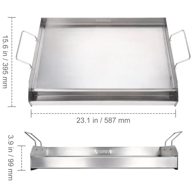 VEVOR 16'' Non-Stick Stainless Steel Griddle