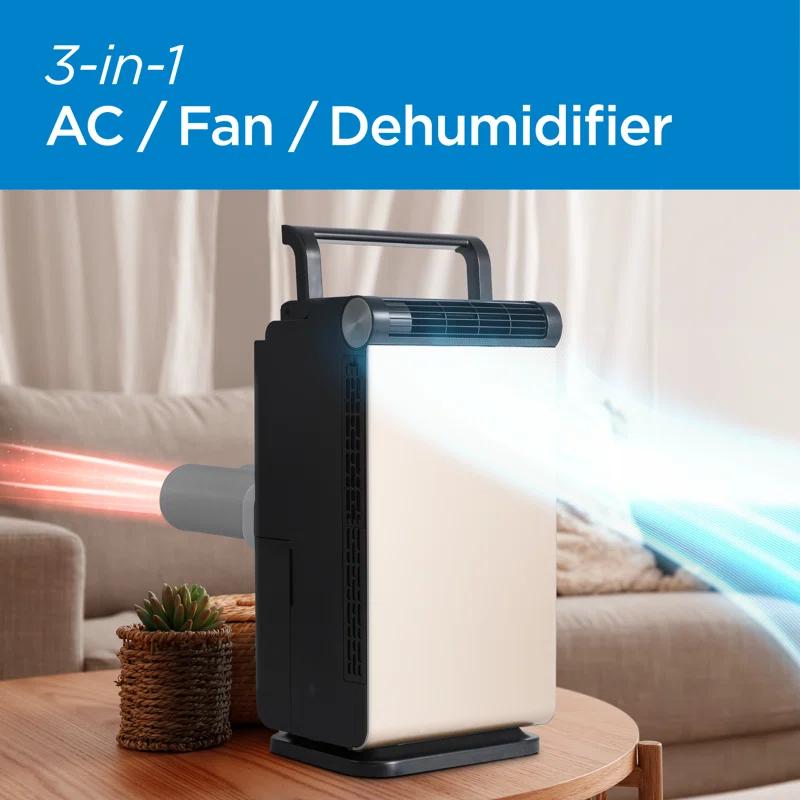 BLACK+DECKER 3-in-1 Personal Portable Air Conditioner, Portable Fan & Dehumidifier, Windowless Air Conditioner