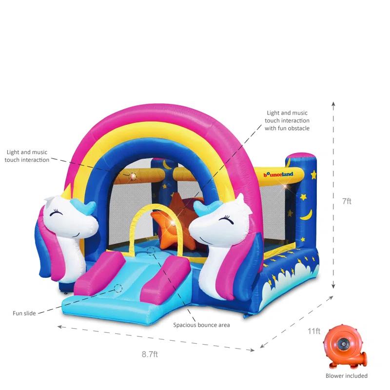 Bounceland Fantasy with Lights and Sounds Interaction Bounce House