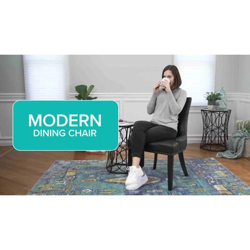 Modway Modway Copper Grove Vodice Fabric and Wood Dining Chair (Set of 4)