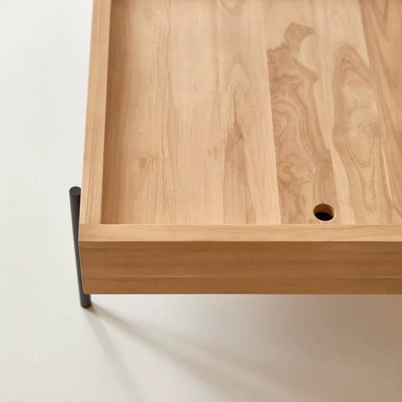 Honorine Solid Wood Coffee Table