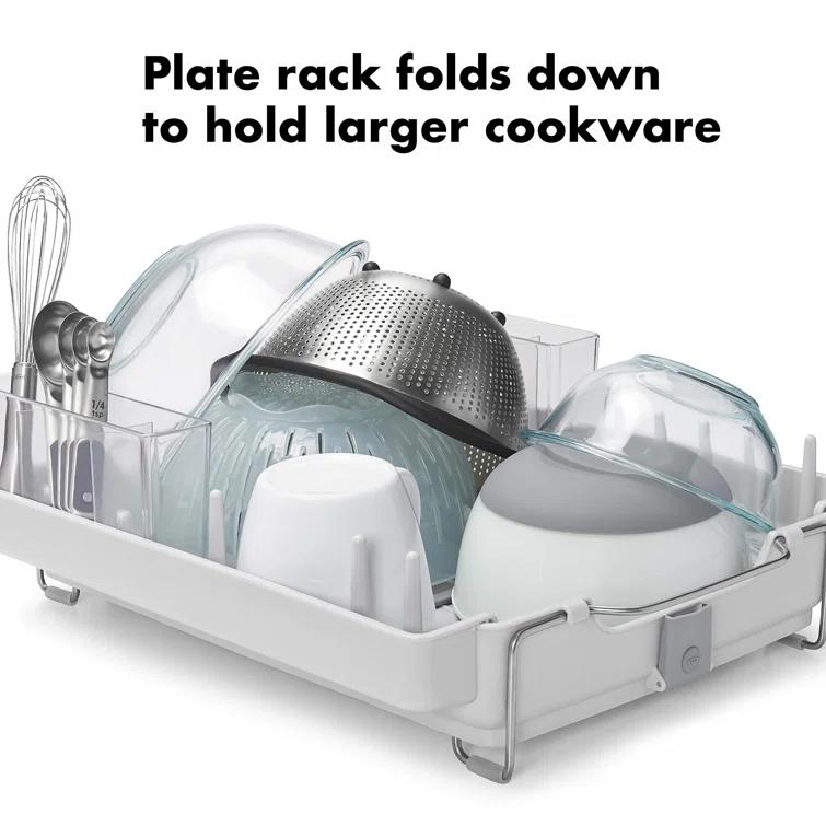 THE GLAMOUR BOUTIQUES Good Grips Foldaway Dish Rack