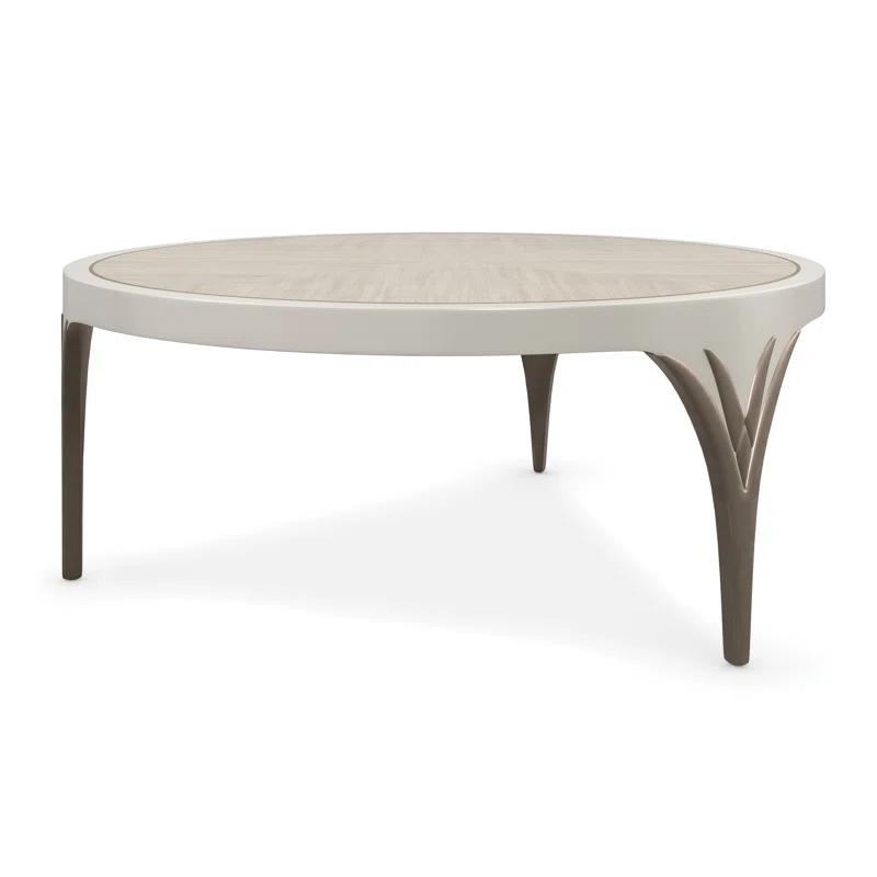 Caracole Compositions Valentina Solid Wood Coffee Table