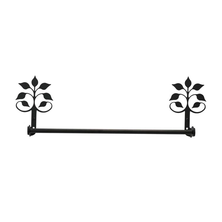 Village Wrought Iron 24'' 1 Wall Towel Bar TB-109-L