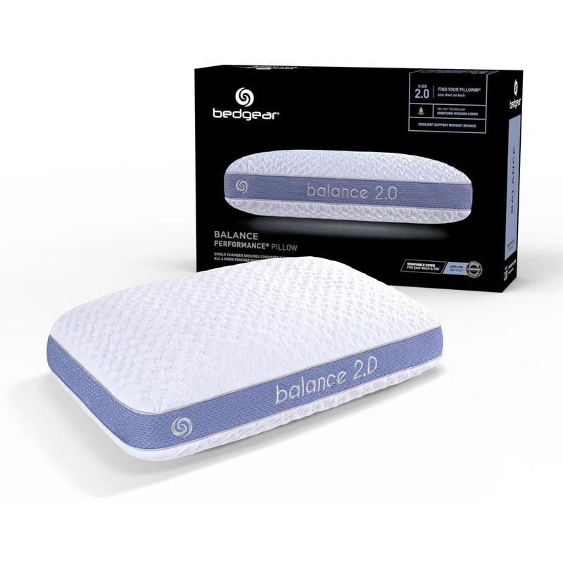 Bedgear Balance Performance Pillow - Medium - Moisture Wicking - All Sleep Positions