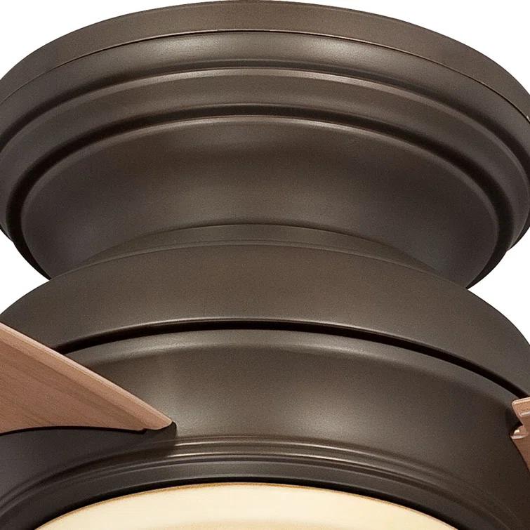 Minka Aire 44" Concept II 3 - Blade Outdoor LED Propeller Ceiling Fan with Wall Control and Light Kit Included