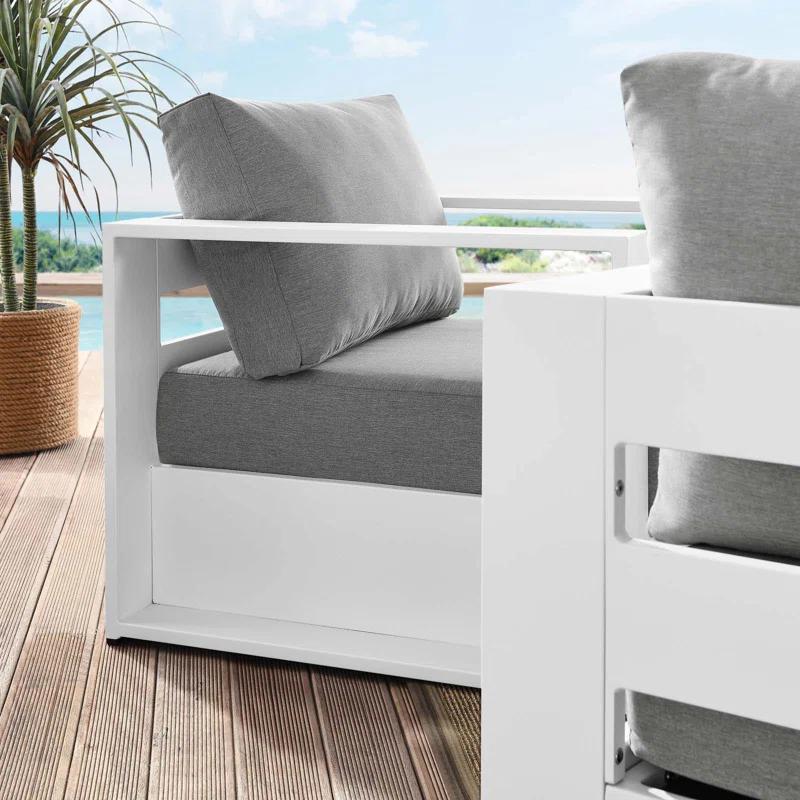 Modway Modway Tahoe Outdoor Patio Powder-Coated Aluminum Armchair Set (Set of 2)