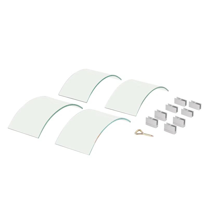 VEVOR Circle Stainless Steel Fire Pit Accessory (Set of 4)