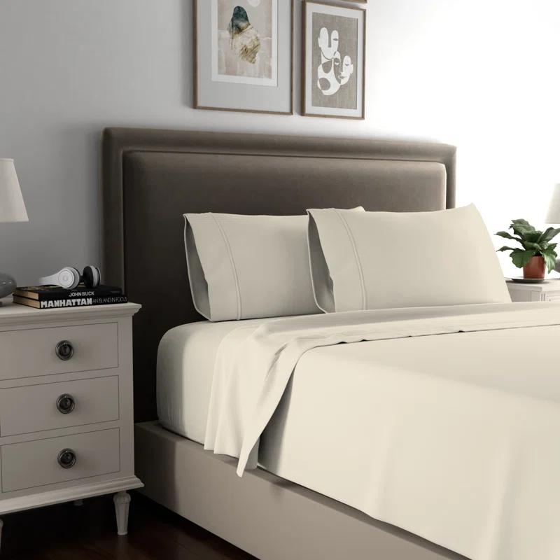 Color Sense Ultra-Soft & Silky 800TC Rich Cotton-Blend Wrinkle-Resistant Sheet Set