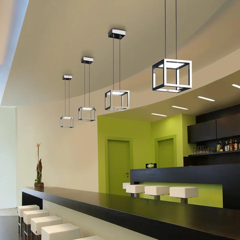 Blackjack Lighting Boxer Pendant - Polished Chrome