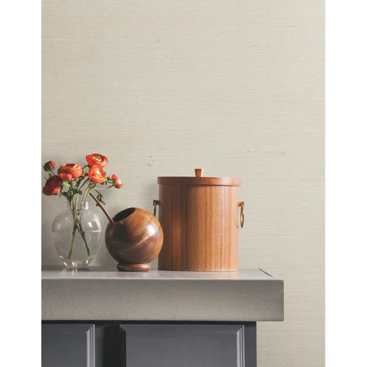 Birch Lane™ Weatherhill Natural Sisal Peel and Stick Grasscloth Wallpaper