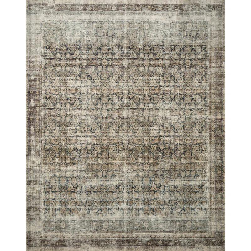 Amber Lewis x Loloi Morgan Navy / Sand Area Rug feat. CloudPile