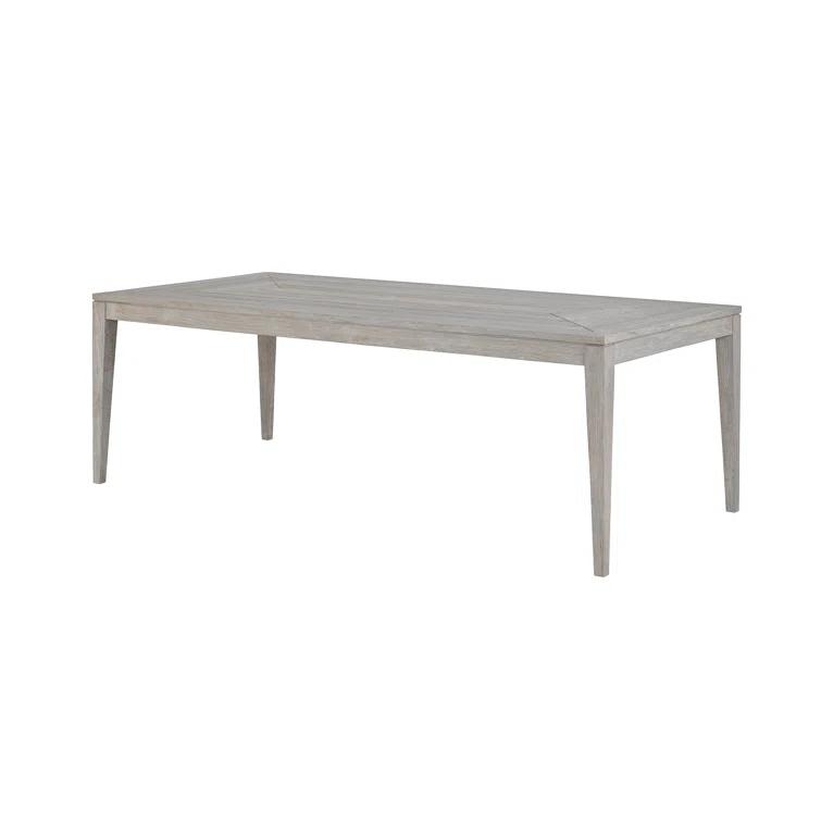 La Jolla Gray Teak Rectangular Formal Dining Table