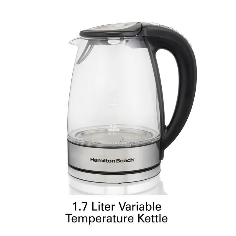 Hamilton Beach Hamilton Beach 1.7 qt. Glass Electric Tea Kettle