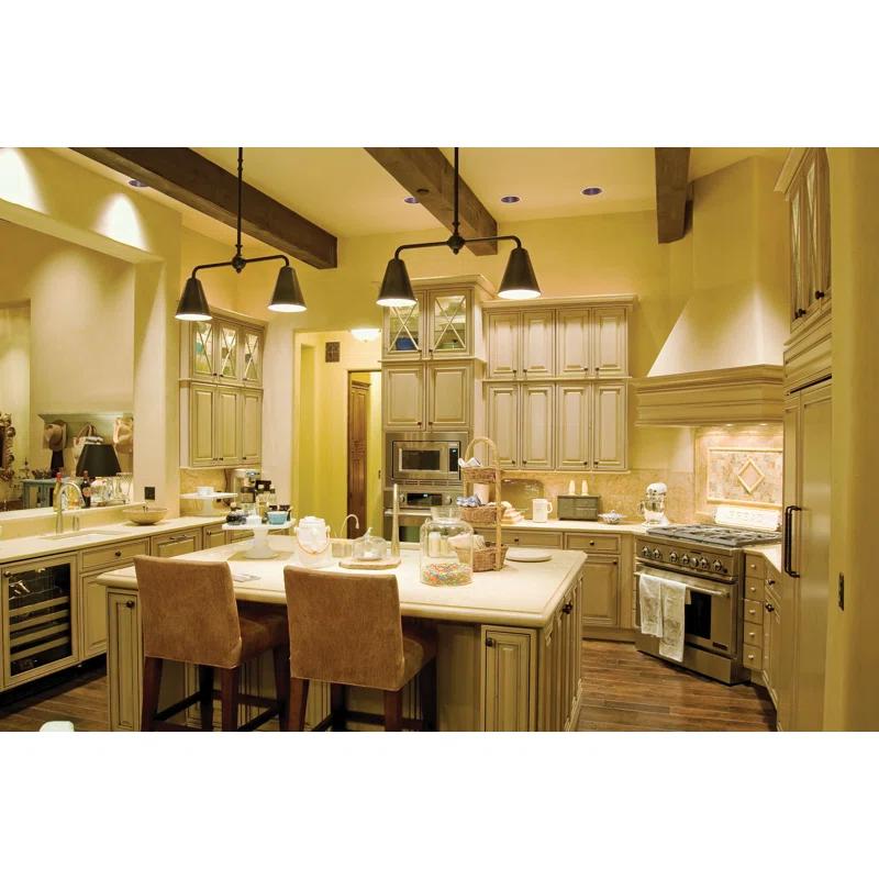 Faux Wood Beam 4 3/8"H x 153"W x 2 1/4" D U Shaped Ceiling Beam (Set of 2)