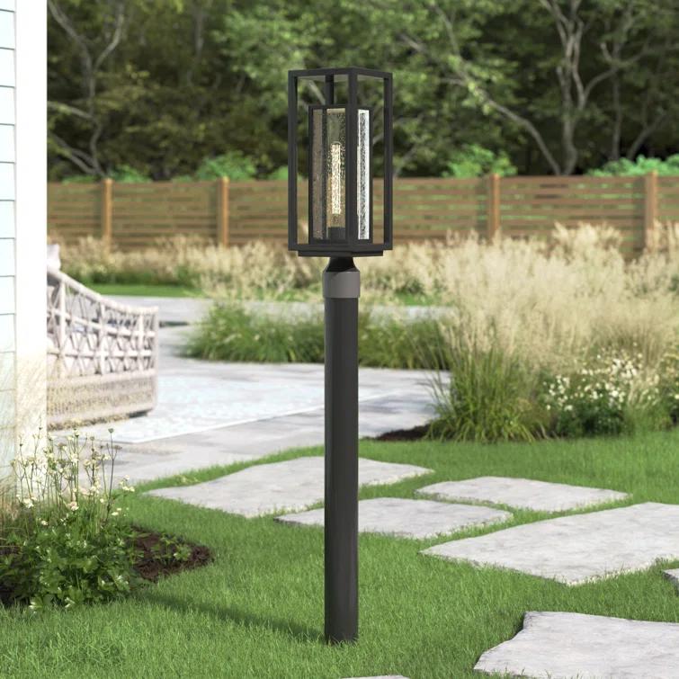 Hinkley Republic Black 1 - Light 17" H Hardwired Lantern Head