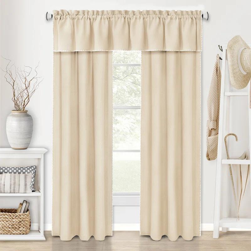 Achim Importing Co Polyester Semi Sheer Curtain Single Panel