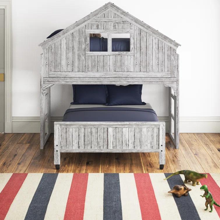 Twin Over Full Solid Wood Standard Bunk Bed by Birch Lane™