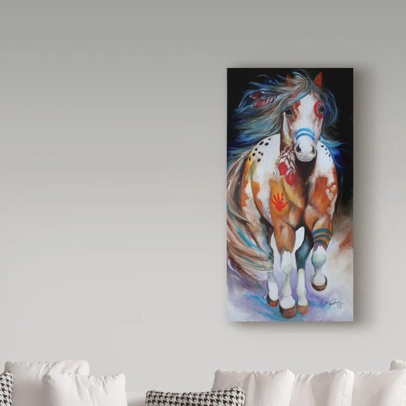 Marcia Baldwin " Brave The Indian War Horse " by Marcia Baldwin