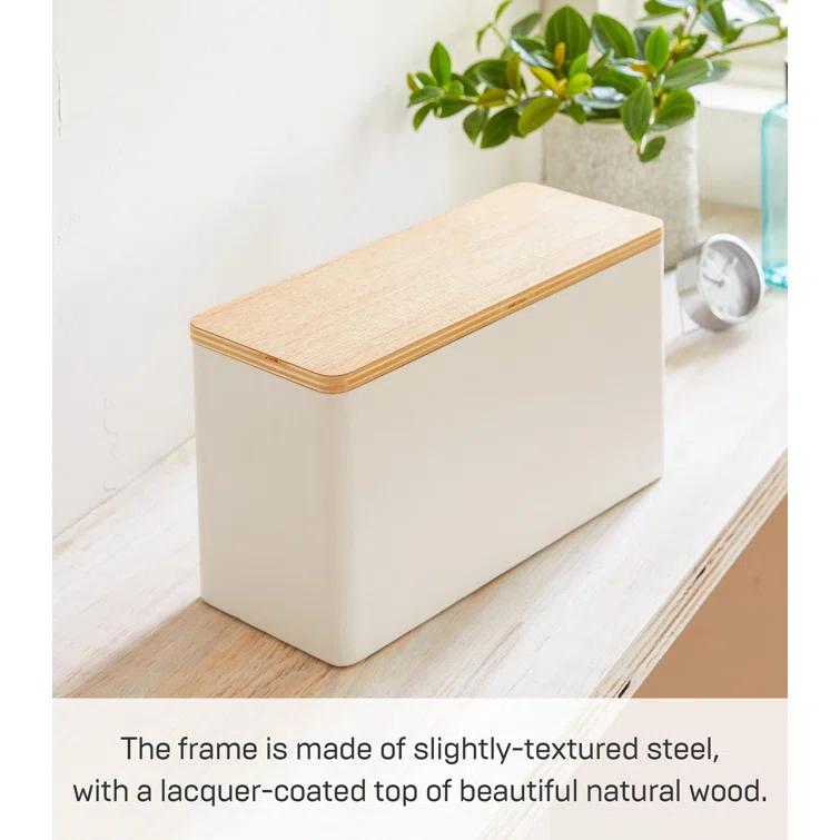 Yamazaki Home Rin Yamazaki Home Countertop Organizer Bathroom Kitchen Toiletries Holder, Sliding Divider
