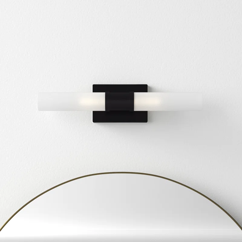 Evelien 2 Light Frosted Dimmable Vanity Light