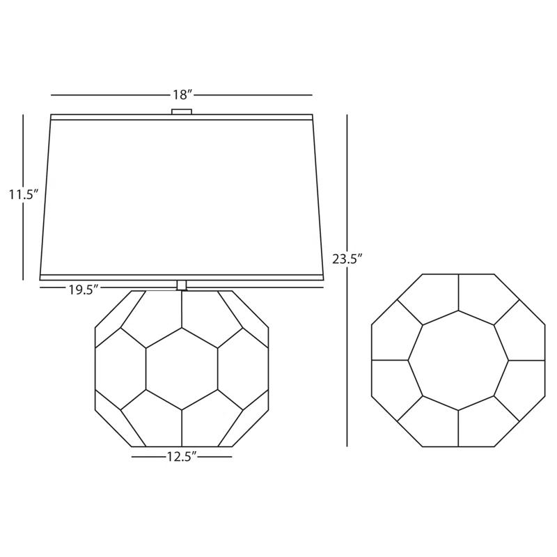 Robert Abbey Franklin Ceramic Table Lamp