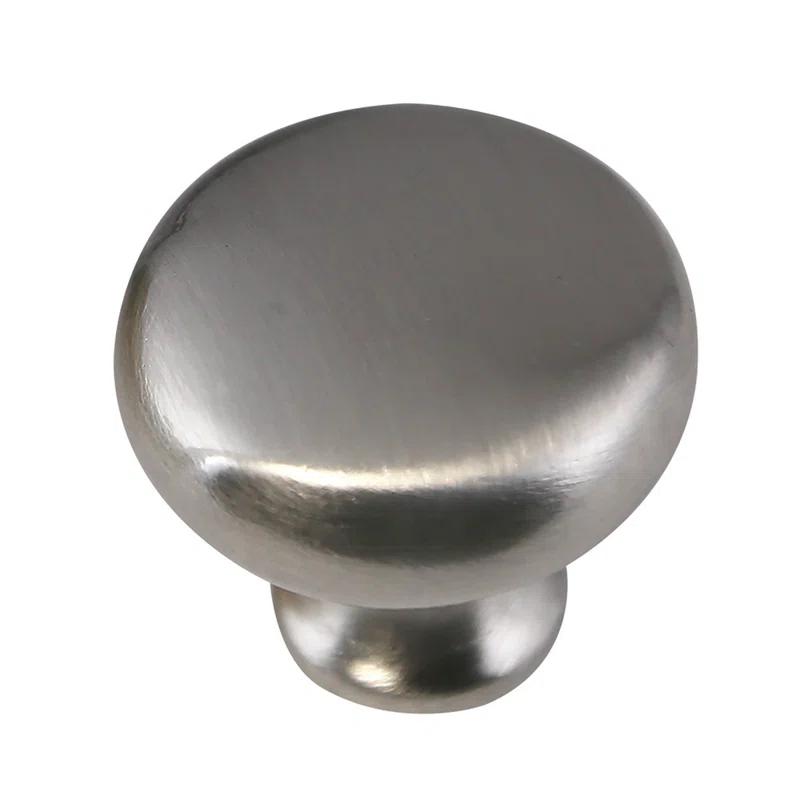 Design House Design House 564567 1.25-inch Mushroom Cabinet Knob, Satin Nickel, 5-Pack (Set of 5)