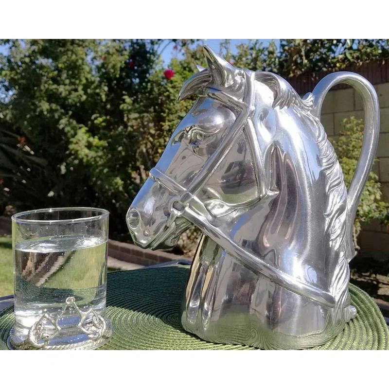 Arthur Court Designs Equestrian Thoroughbred Pitcher