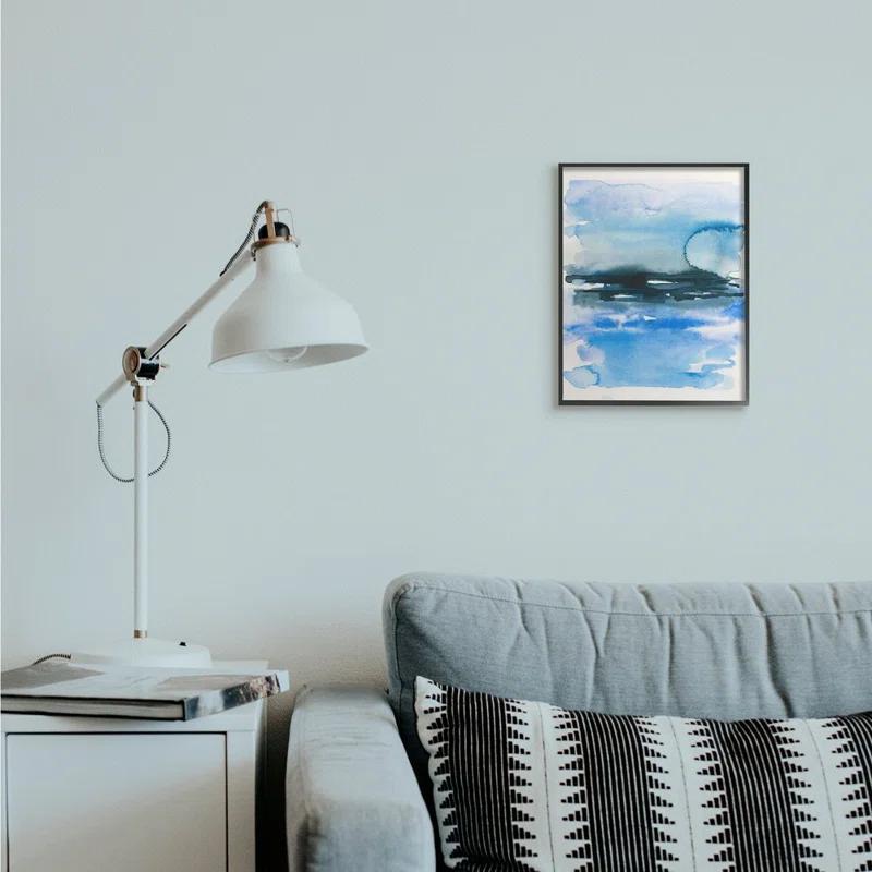 Stupell Industries " Abstract Sea Scape With Shades Of Blue Watercolor " by Victoria Barnes