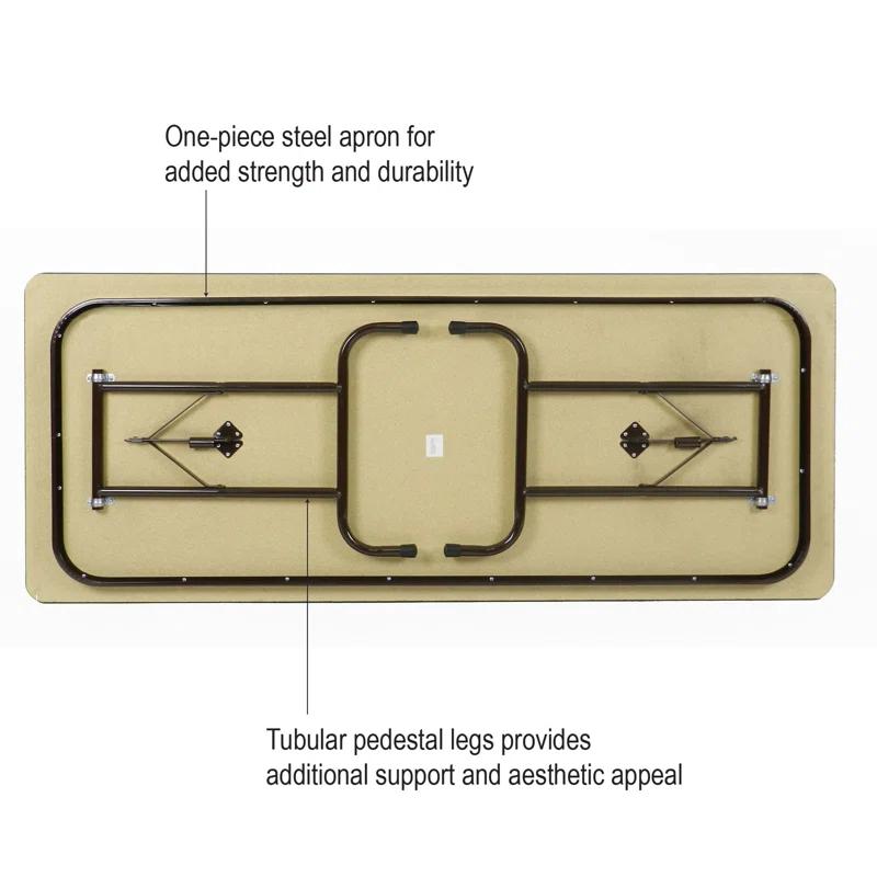 Correll, Inc. Rectangular Portable Folding Table