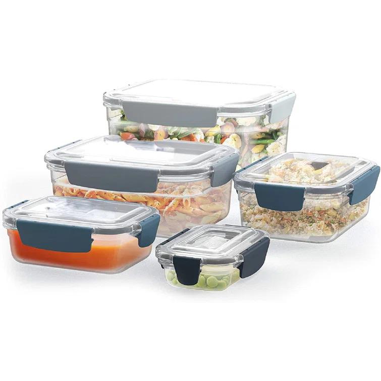 Joseph Joseph Joseph Joseph Nest Lock 10-Piece Food Storage Container Set, BPA Free