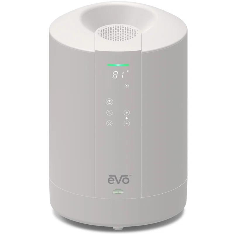 Evo Evo Warm Mist Evaporative Tabletop Humidifier with Adjustable Humidistat for 500 Cubic Feet
