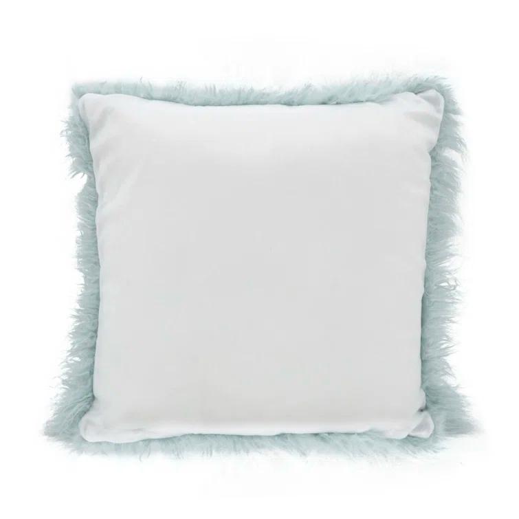 Faux Mongolian Collection Throw Pillow