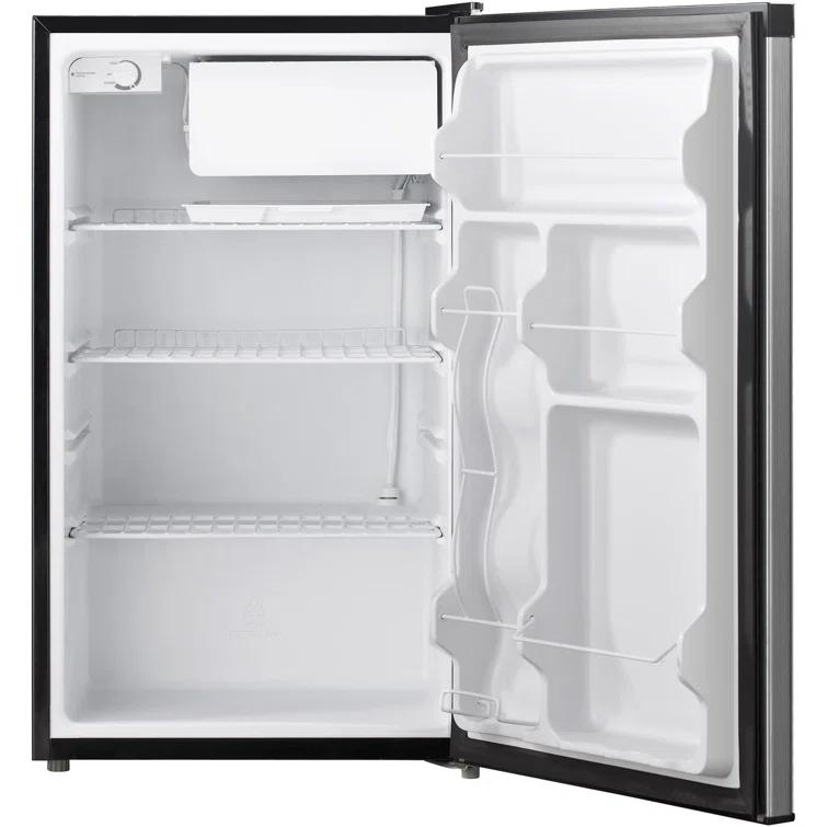 Keystone 4.4 cu. ft. Compact Freestanding Drink and Snack Mini Fridge with Freezer in White