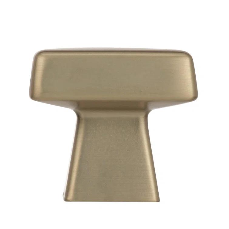Amerock Blackrock 1-3/16 inch (30mm) Length Golden Champagne Cabinet Knob