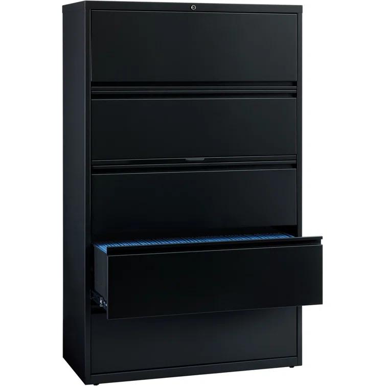 Inbox Zero Pabel 36'' Wide 5 -Drawer Steel File Cabinet