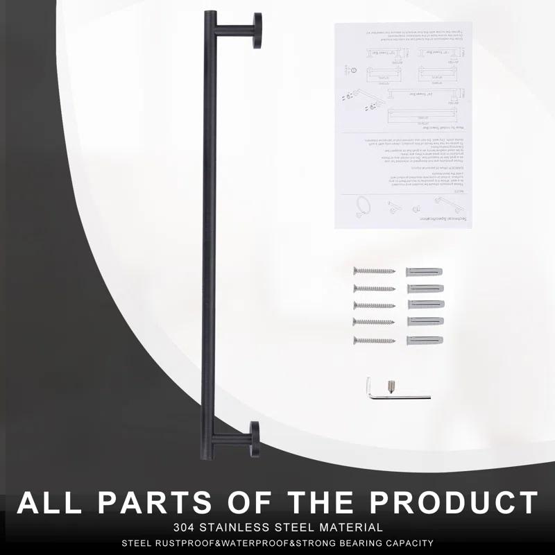 24 Inch Wall Mounted Towel Bar