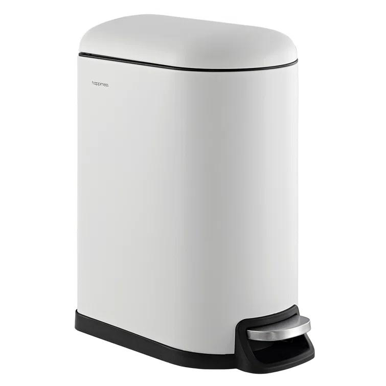 happimess Roland Steel Step On Trash Can & Reviews | Wayfair