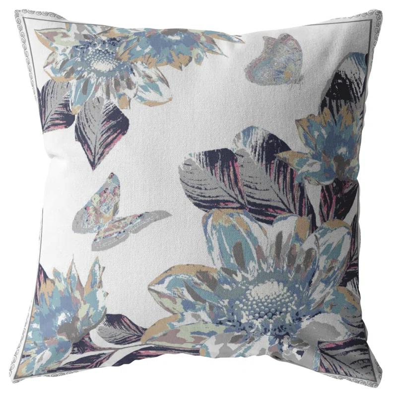 AmritaSen Faux Suede Reversible Throw Pillow