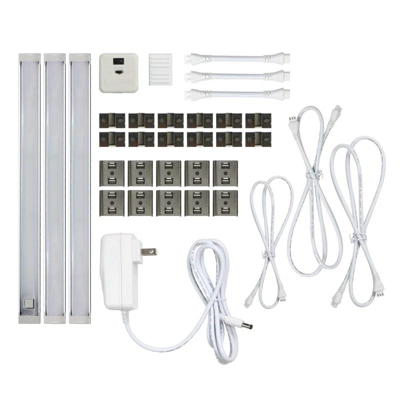 PureOptics™ LED by BLACK+DECKER® LEDUC9-3WK LED 9'' Under Cabinet Linkable Light Bar