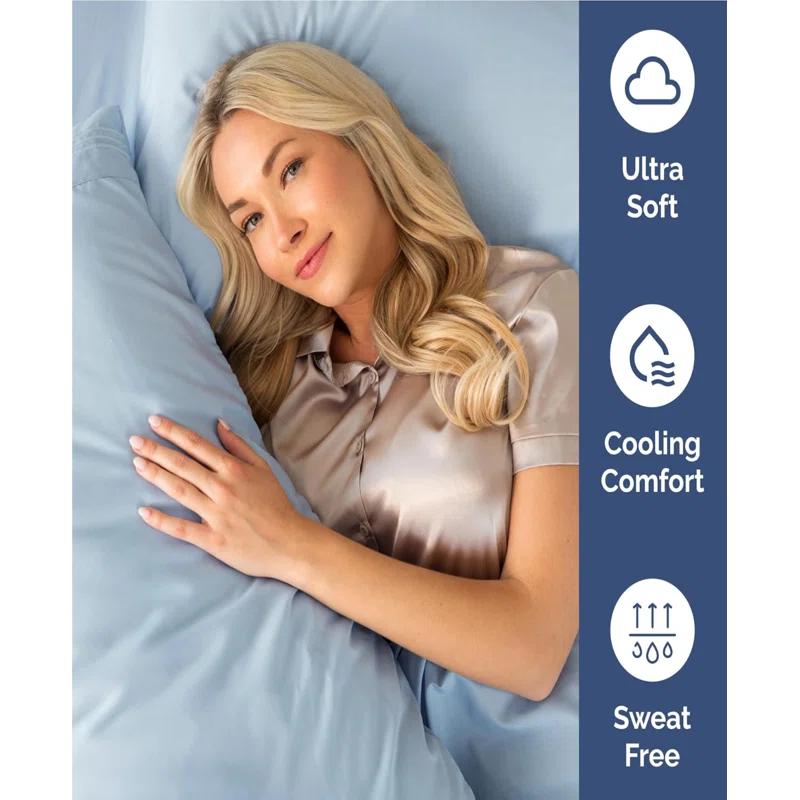 CGK Linens 4 Piece Sheet Set Premium Cooling, Soft & Wrinkle Free Sheet Set