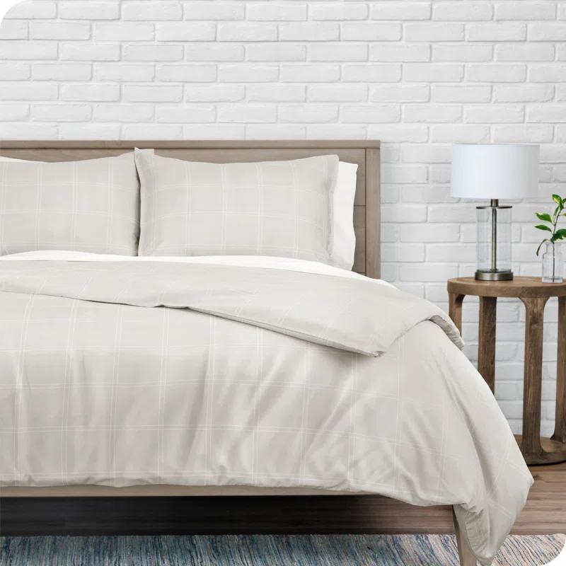 Bare Home Premium Microfiber Duvet Cover and Sham Set