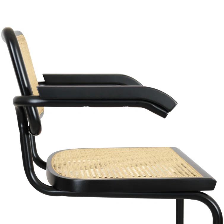 Breuer Chair Company Marcel Breuer Cesca Cane Cantilever Dining Armchair Arm Chair