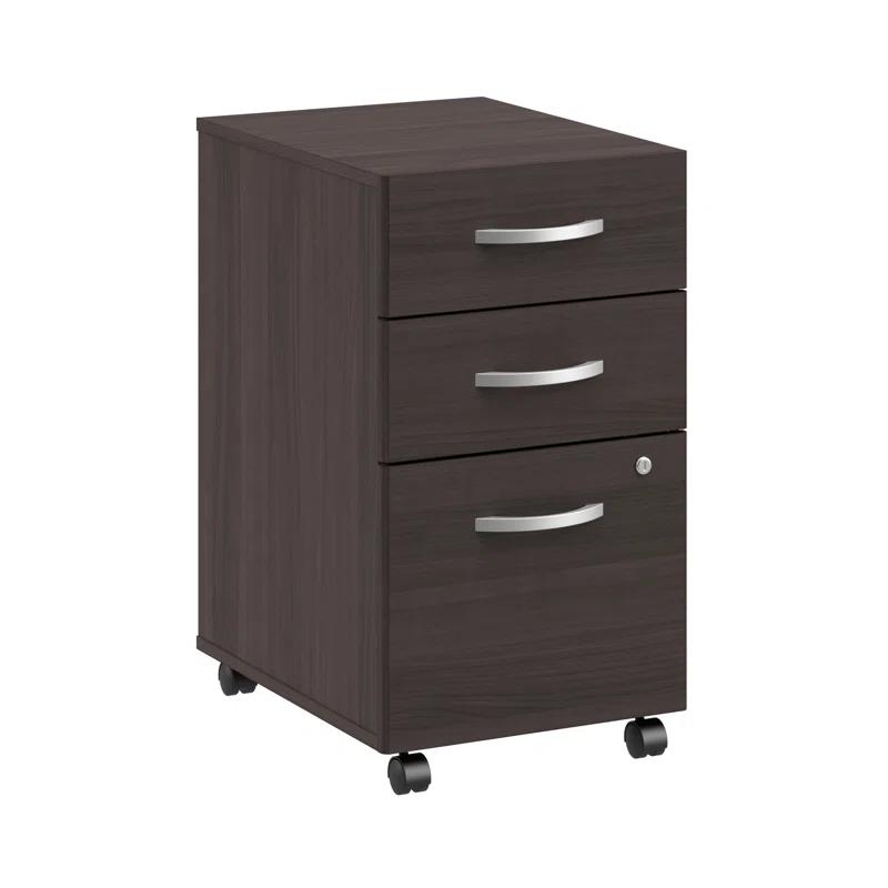 Bush Business Furniture Arrive 16'' Wide 3 -Drawer Mobile File Cabinet