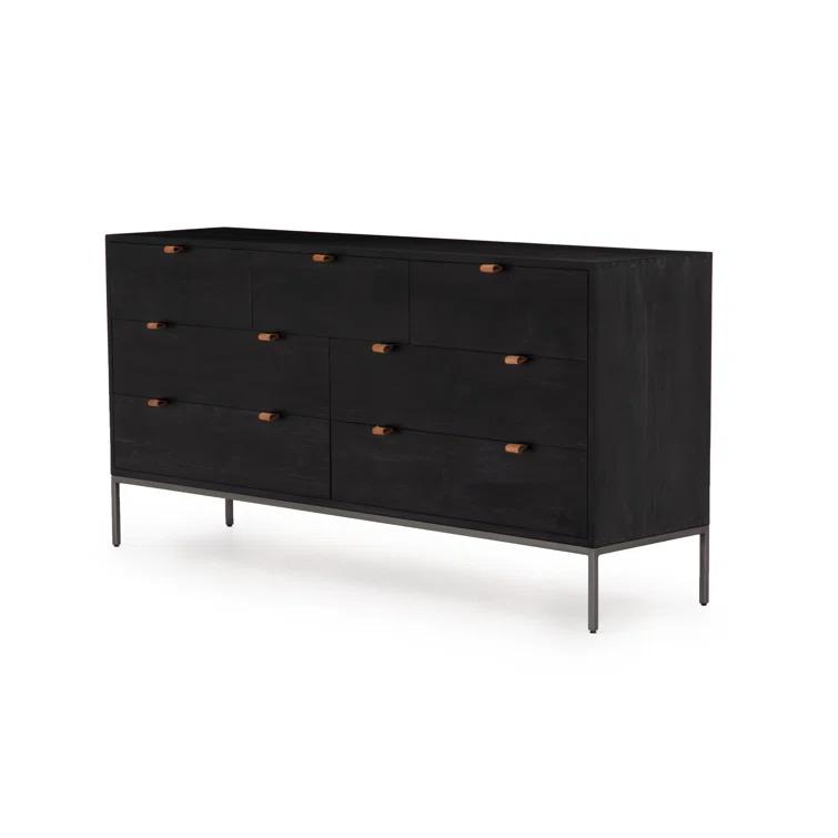 Rosamonde 7-Drawer Dresser - Black