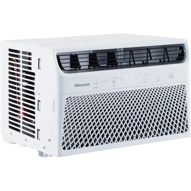 HiSense 8,000 BTU Smart Window Air Conditioner with Wi-fi and Remote Control for Rooms up to 350 sq. ft.