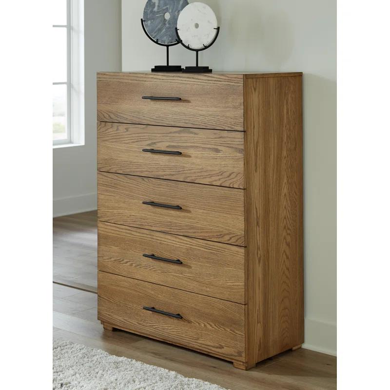Loon Peak® Kalun 38'' W 5 - Drawer Dresser